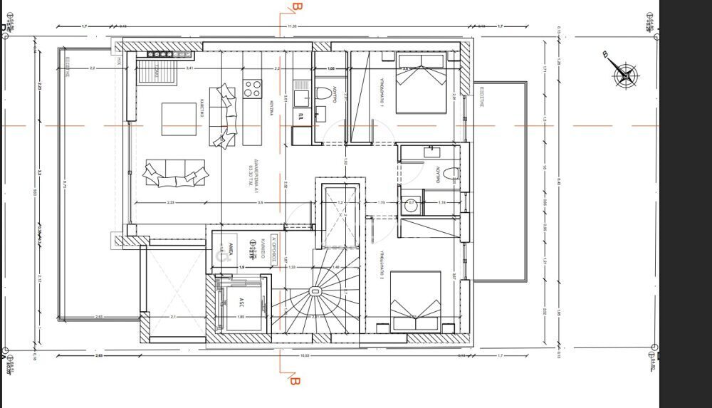 (for sale) Residential Floor Apartment || Athens south suburbs / Nea Smyrni - 84.0sq.m, 2 B/R,292.000€
