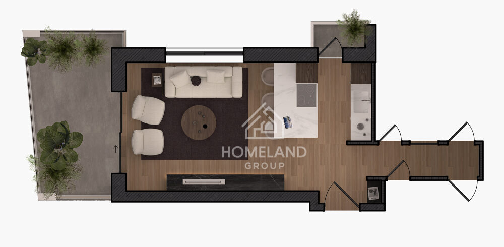 (for sale) Residential Apartment || Athens north suburbs / Chalandri - 64.0sq.m, 2 B/R,315.000€